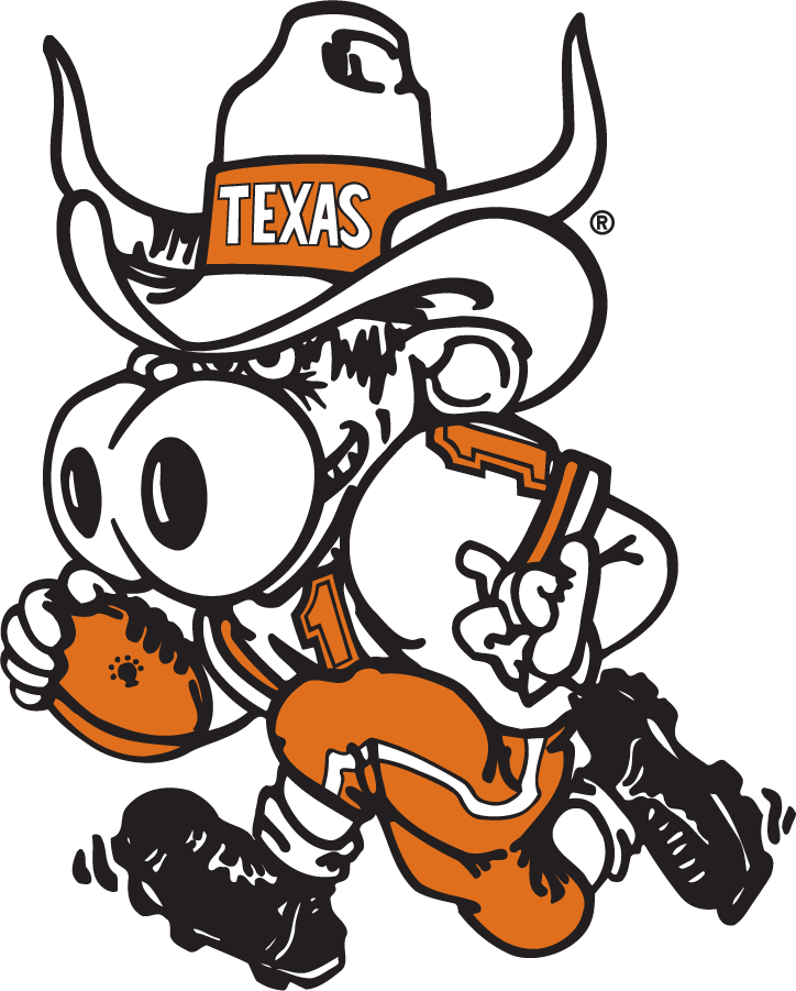 Texas Longhorns 1983-2004 Mascot Logo iron on transfers for T-shirts